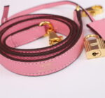 Hermès Kelly Calf Gold hardware Sakura Pink size: 25cm - Image 7