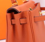 HermèsKelly Calf Gold hardware Orange size: 25cm - Image 3
