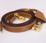 Hermès Kelly  Calf Gold hardware Golden brown size: 25cm - Image 8