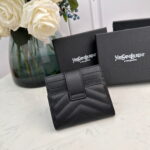 YSL Saint Laurent card leather wallet 608 size: 12*9cm - Image 5