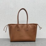 CELINE CABAS TRIOMPHE Draw the rope Tote Bag Shoulder bag Brown Size: 44 * 28 * 18cm - Image 3