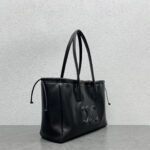 CELINE CABAS TRIOMPHE Draw the rope Tote Bag Shoulder bag Black Size: 44 * 28 * 18cm - Image 2