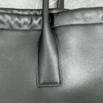 CELINE CABAS TRIOMPHE Draw the rope Tote Bag Shoulder bag Black Size: 44 * 28 * 18cm - Image 8