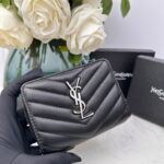 YSL SLP short round zipper money clip wallet 1890 size:12*10*3CM - Image 6