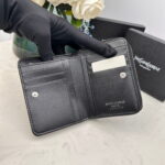 YSL SLP short round zipper money clip wallet 1890 size:12*10*3CM - Image 7