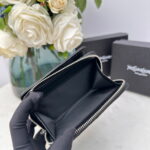 YSL SLP short round zipper money clip wallet 1890 size:12*10*3CM - Image 8