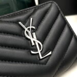 YSL SLP short round zipper money clip wallet 1890 size:12*10*3CM - Image 9