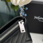 YSL SLP short round zipper money clip wallet 1890 size:12*10*3CM - Image 11