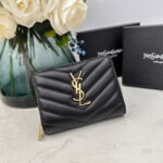 YSL SLP short round zipper money clip wallet 1890 size:12*10*3CM - Image 2