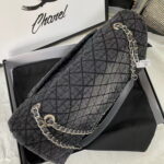 Chanel denim Shoulder bag Do old paint size: 42*27*15 CM - Image 3