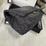Chanel denim Shoulder bag Do old paint size: 42*27*15 CM - Image 4