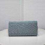 Chanel new beach bag denim bag Blue with little wallet size: 48*38*30*14cm - Image 5