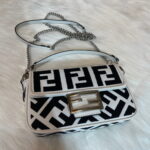 FENDI 2023 latest BAGUETTE bag with Chain strap F2029 Size:19-5-15CM - Image 4