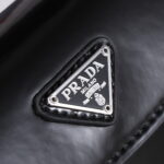 Prada hobo cleo Patent leather 611 black size:22*13cm - Image 2