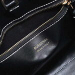 Burberry tote calfskin bag 8376 black size: 27 * 11 * 20 cm - Image 9