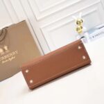 Burberry tote calfskin bag 8376 brown size: 27 * 11 * 20 cm - Image 7