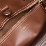 Burberry tote calfskin bag 8376 brown size: 27 * 11 * 20 cm - Image 8
