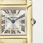 Cartier / TANK FRANÇAISE WATCH Tank Française watch, small model, quartz movement. Case in 18K yellow gold (750/1000). Ref. WGTA0114 - Image 2