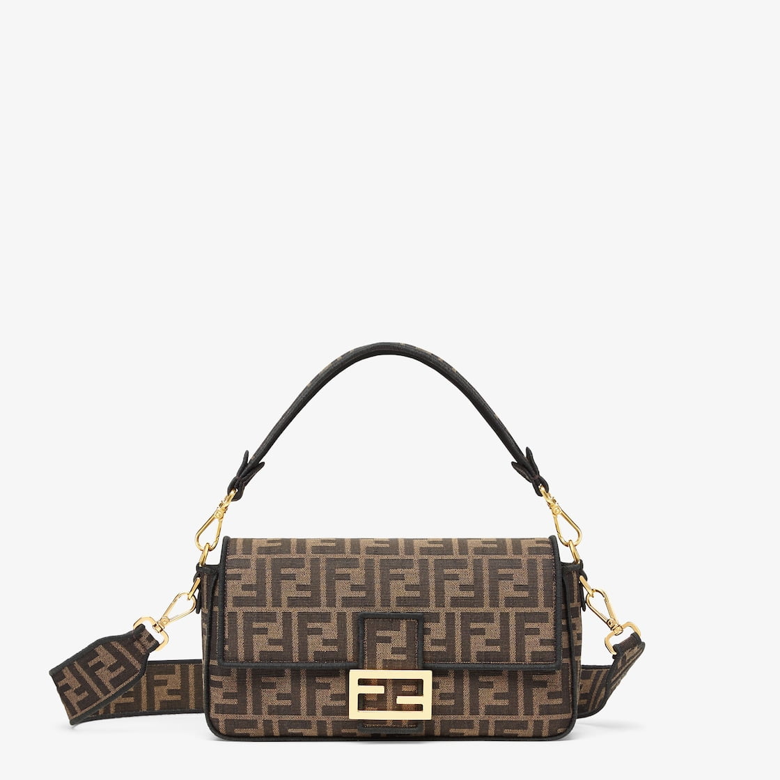 df6b218d6322407f82ac38a323393544.jpg FENDI / Baguette Jacquard FF fabric bag 8BR600A6V5F17U4 - Image 1