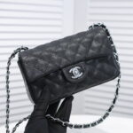Chanel Cowhide with caviar with sliver hardware 1116 size: 20*14*7cm - Image 4