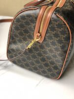CELINE new travel bag leather Black 8029 size: 50 * 28* 22.5cm - Image 9