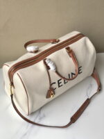CELINE new travel bag canvas White 8029 size: 50 * 28* 22.5cm - Image 4