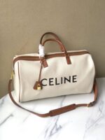 CELINE new travel bag canvas White 8029 size: 50 * 28* 22.5cm - Image 2