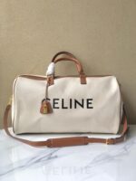 CELINE new travel bag canvas White 8029 size: 50 * 28* 22.5cm