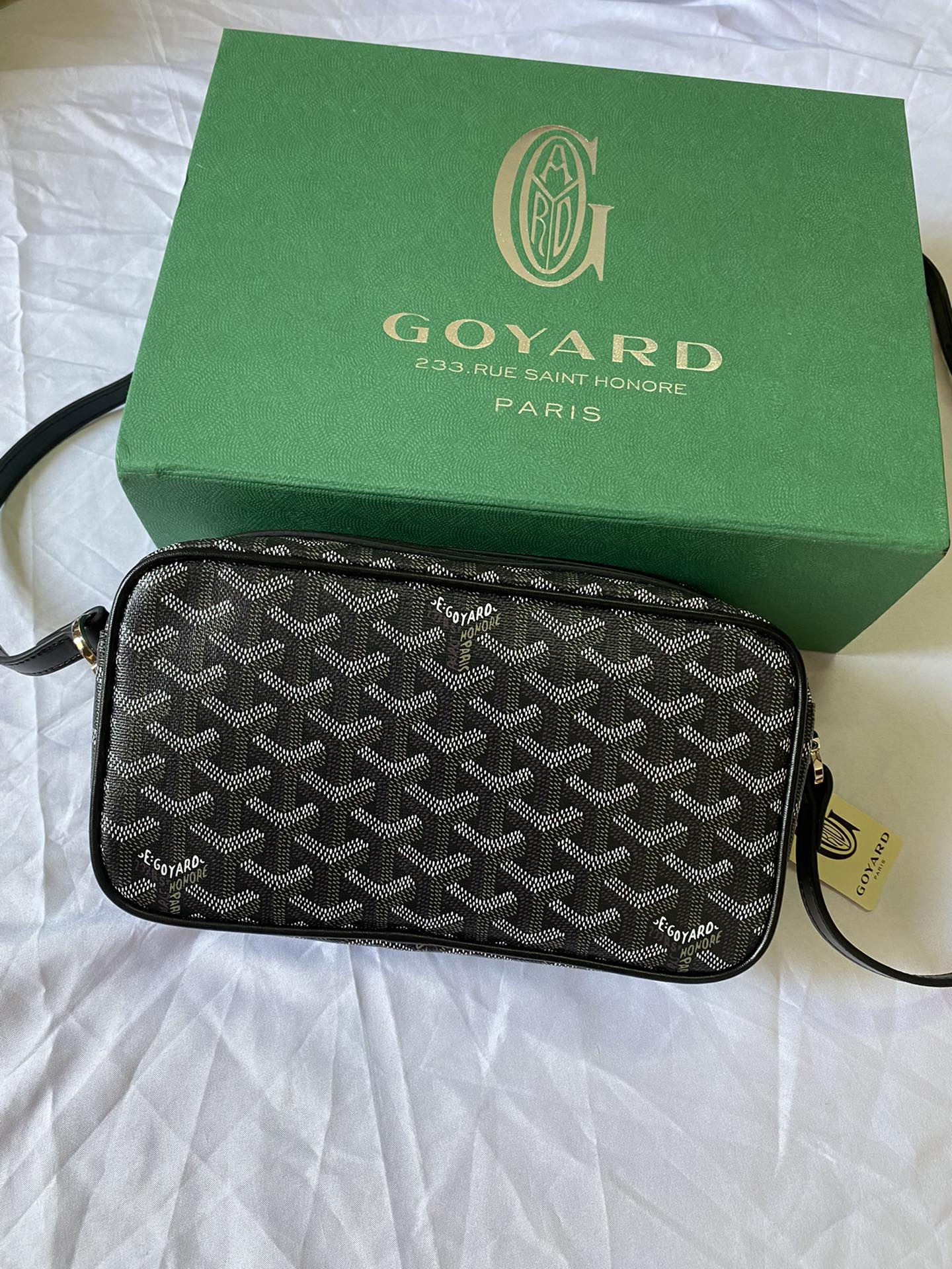 i1639359031_2680_2.jpg Goyard mini Camera bag Black size:23*8*14cm - Image 1