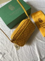 Goyard mini Camera bag yellow size:23*8*14cm - Image 8