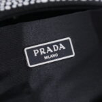 Prada Ss21 Hobo BlingBling 8801 black size: 22*18*5cm - Image 3