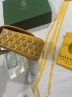 Goyard Goyardine Shell bag Yellow Size: 26*18*8cm - Image 5