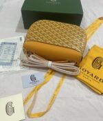 Goyard Goyardine Shell bag Yellow Size: 26*18*8cm - Image 8