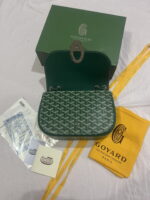 Goyard Goyardine Shell bag Green Size: 26*18*8cm - Image 3