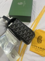 Goyard Goyardine Shell bag Black Size: 26*18*8cm - Image 7