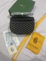 Goyard Goyardine Shell bag Black Size: 26*18*8cm - Image 3