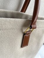 CELINE horizontal printed canvas and calfskin handbag brown 1168 Size: 44*32*16cm - Image 4