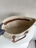 CELINE horizontal printed canvas and calfskin handbag brown 1168 Size: 44*32*16cm - Image 7