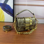 FENDI Fendace La Medusa Mini baguette bag Size: 20*13*5CM - Image 2