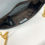 FENDI BAGUETTE Mini Chain Strap Light Blue Handbag Size: 4*18*11cm - Image 9
