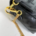 FENDI BAGUETTE Mini Chain Strap Black Handbag Size: 4*18*11cm - Image 5