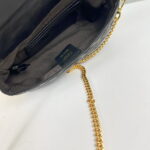 FENDI BAGUETTE Mini Chain Strap Black Handbag Size: 4*18*11cm - Image 8