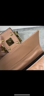 FENDI BAGUETTE Mini Chain Strap Earthy yellow Handbag Size: 4*18*11cm - Image 2