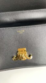 CELINE Arc de Triomphe Black with Chain 8067 size: 22 X 13.5 X 6cm - Image 3