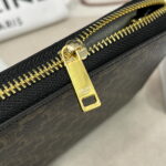 CELINE TRIOMPHE Presbyopia pattern printing Long Wallet Size:19 * 10cm - Image 5