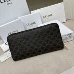 CELINE TRIOMPHE Presbyopia pattern printing Long Wallet Size:19 * 10cm - Image 3