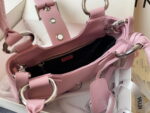 Prada leather Underarm bag pink 1BA381 size: 22.5cm - Image 6