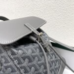 Goyard goyardalpin mini backpack grey Size: 8.5*18.5*21.5cm - Image 2