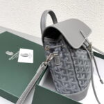 Goyard goyardalpin mini backpack grey Size: 8.5*18.5*21.5cm - Image 4
