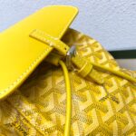 Goyard goyardalpin mini backpack yellow Size: 8.5*18.5*21.5cm - Image 3